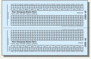 picker card 10150 eight and one half inch wide by five and one half inch high