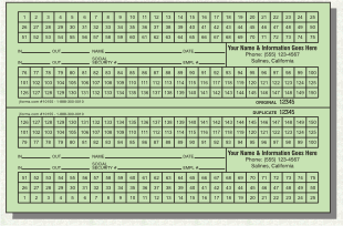 picker card 10155 eight and one half inch wide by five and one half inch high