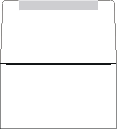 small remittance envelope six and three quarters wide by three and five eighths high
