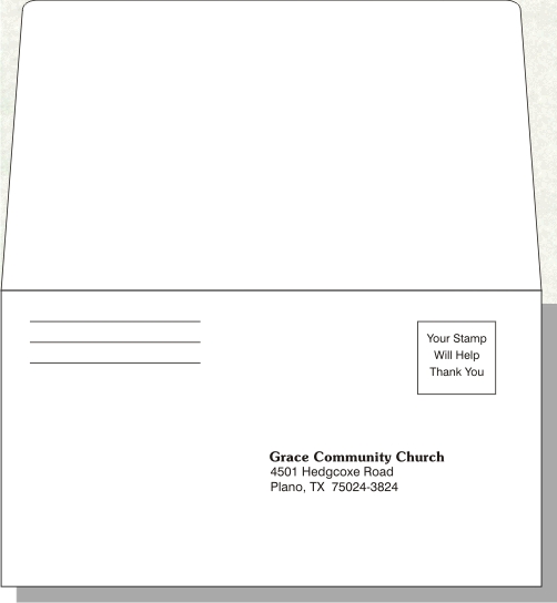 security tithe envelope sample outside