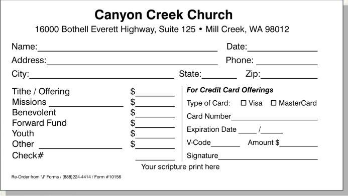 tithe envelope 10156 three and five eighth inch high by six and one half wide
